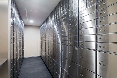 metal or plastic safety deposit box at the bank|bank safe deposit box sign in.